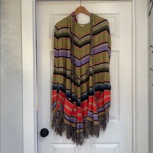 Anthropologie Moth Sage Green Sweater Wrap